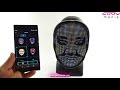 Full Face LED Mask bluetooth - programmable animation (app for Smartphone) (www.cool-mania.com)