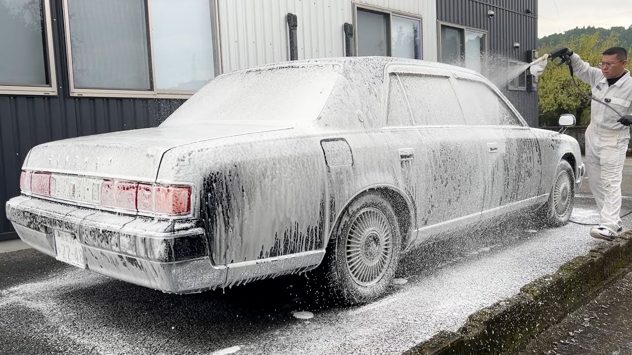 失われた威厳を取り戻す。２０年前のセンチュリーを徹底洗車