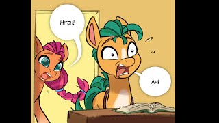 Besties - Mlp Comic Dub Hitch Trailblazer Sunny Starscout Starblazer Ship Pitch Ship