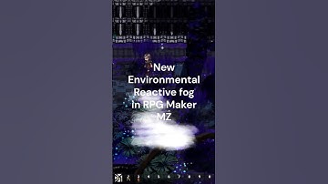 Reactive fog has been added in RPG Maker MZ! #rpgmakermz #gaming #games #rpgmaker #indiedevs #dev