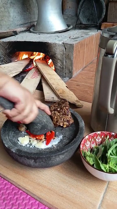 Sambel oncom seuhah #masakansunda #masakantradisional #masakditungku #nikmat #food