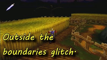 PS1 MediEvil - Outside of the Boundaries Glitch. (Scarecrow Fields