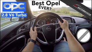 2013 | Opel Insignia OPC 2.8 V6 Turbo POV Test + Acceleration 0 - 200 km/h