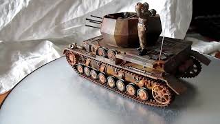 Revell 135 Flakpanzer Vierling Wirbelwind Flak 38 Painted