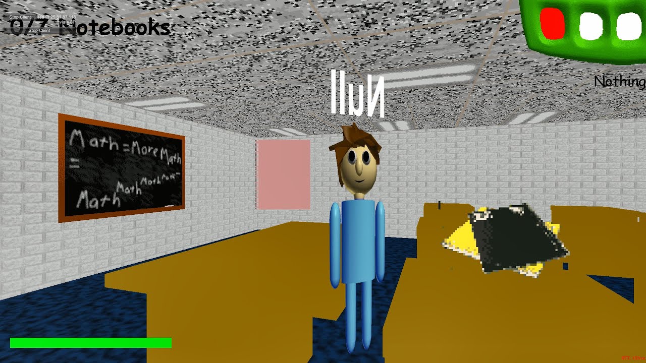 Baldi's Basics – multiplayer / izyaizya and Father of baldi running ...