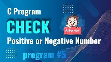 c program to find positive or negative number | program_5