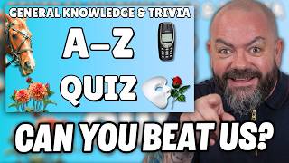 A-Z General Knowledge & Trivia Quiz | OFFICE BLOKES REACT!!