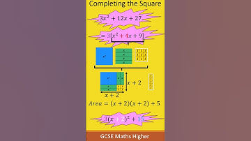 GCSE maths higher completing the square video 2 ax^2+bx+c NOT a=1 #keyformula #shorts