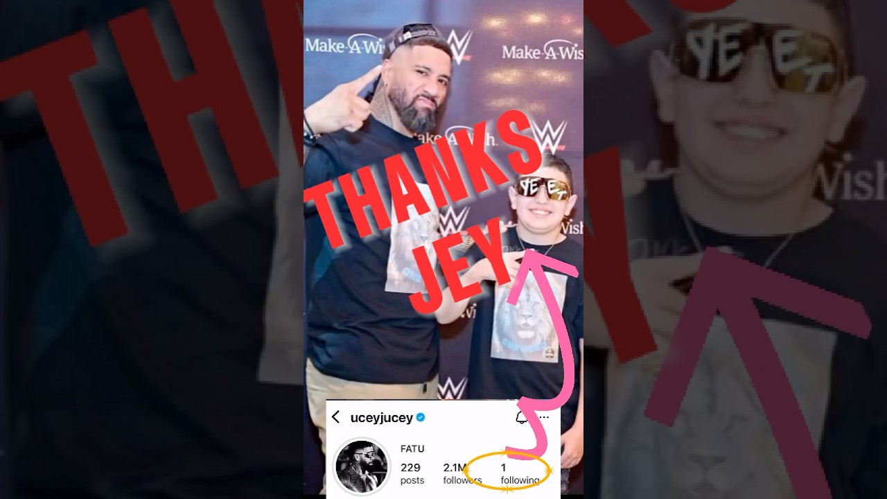 WHO Is The ONLY PERSON Jey Uso FOLLOWS On INSTAGRAM?😳😍