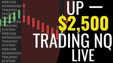 NQ LIVE Trading Ninja Trader 8
