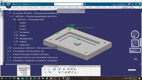 Prismatic Machining multi tools CNC programming CATIA 3D experience facing Part 3