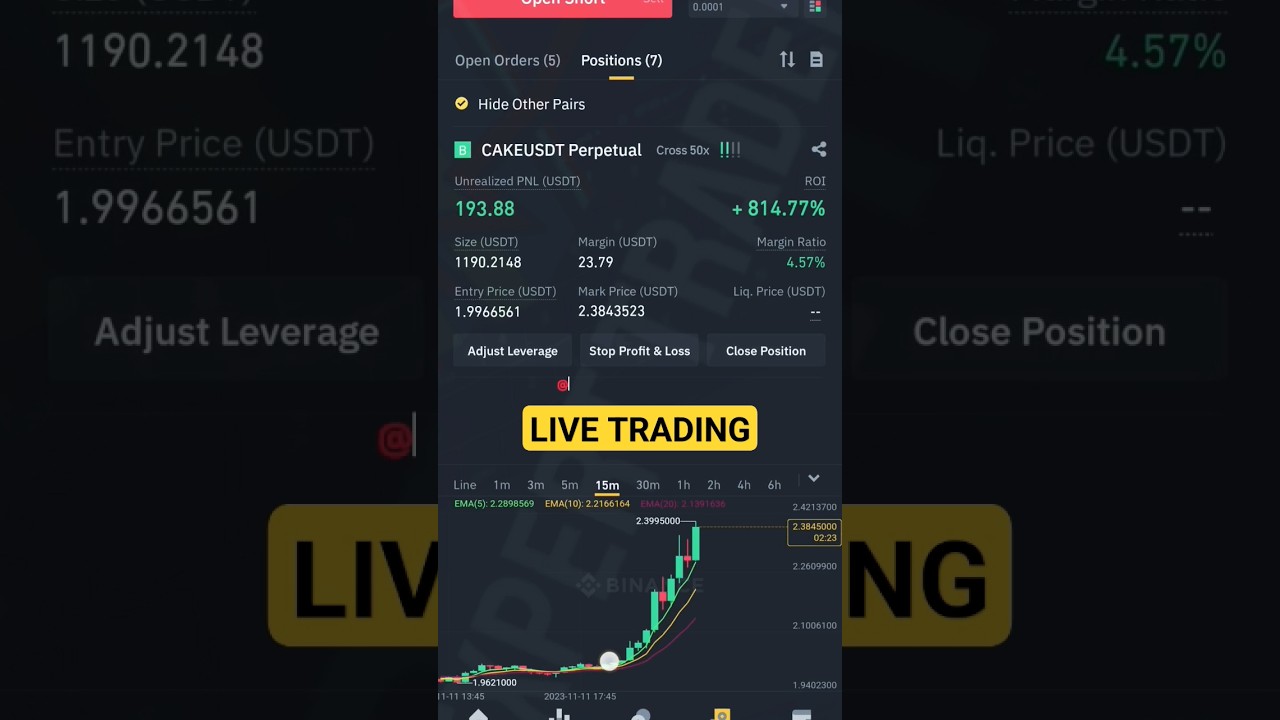 Live Binance Future's Trading💥 Signal's🚦Accuracy🚀
