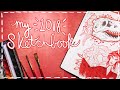 An HONEST Look At My 2018 Sketchbook | Emily Artful