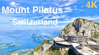 Switzerland 4K | Pilatus | Beautiful mountain view | GOLDEN ROUND TRIP 3 | Holiday in Switzerland 4