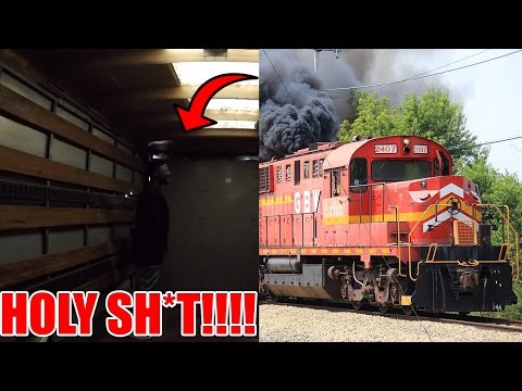 bait-truck-stuck-on-train-tracks-prank!!