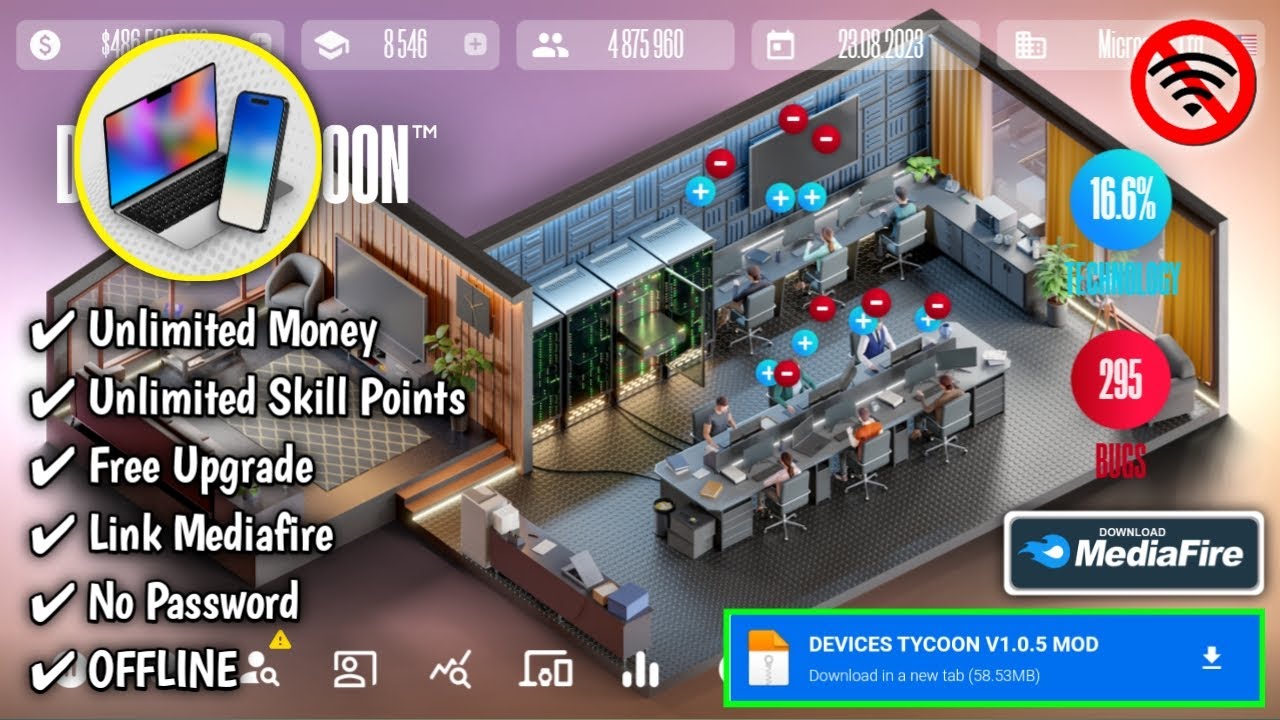 Download Devices Tycoon Mod Terbaru 2023 YouTube