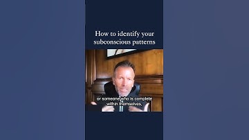 How to identify your subconscious patterns