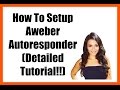 How To Setup Aweber Autoresponder (STEP BY STEP TUTORIAL!)