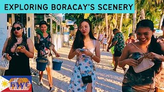 Probably the Best Beach in the Philippines: Strolling along White Beach, Boracay Island, Philippines