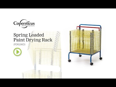 Spring Loaded Drying Rack 20 Shelves, Easels & Drying Racks
