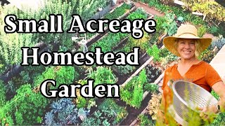 Self Sufficiency on Small Acreage  My Vegetable Garden Layout