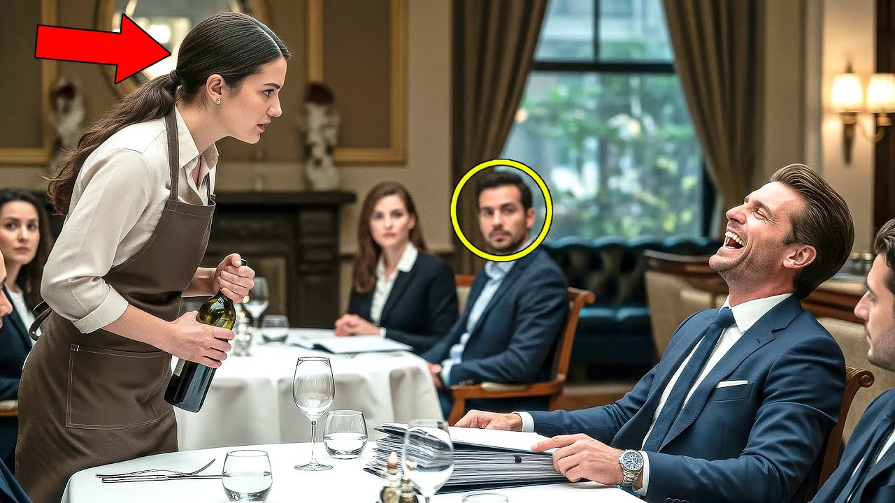 “You’re Just A Waitress” — The Billionaire Smirked… Until She Rewrote His Entire Contract