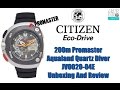 Unique! | Citizen Eco-Drive Promaster 200m Aqualand Quartz Diver JV0020-04E Unbox & Review
