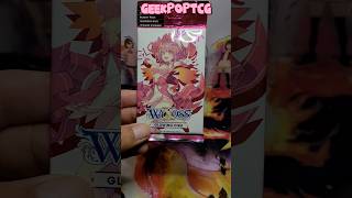 Opening a WIXOSS Glowing Diva booster pack, hoping for a good pull. #WIXOSS