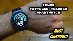 LEMFO Fitness tracker smart watch, waterproof activity tracker with heart rate, sleep pedometer