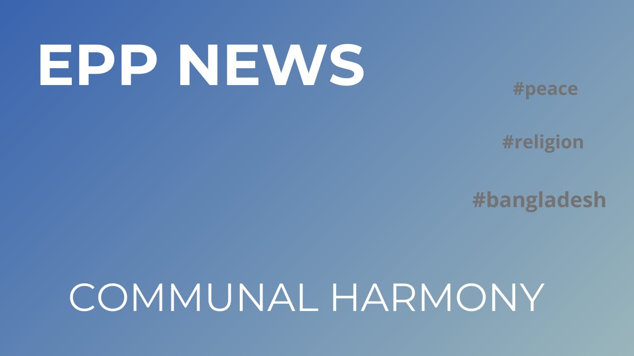 A discussion meeting on Communal Harmony at University of Brahmabaria.