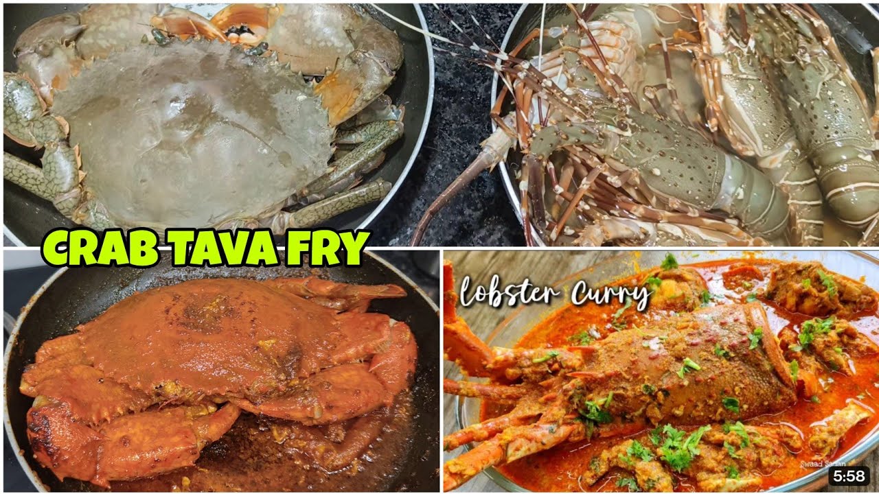 मोठा लोदा चिंबोरा 🦀 तवा फ्राय आणि शेवंड मसाला, Full Recipe, कोळी पद्धतीने बनवला चिंबोरा आणि