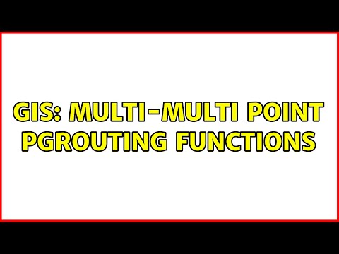 GIS: multi-multi point