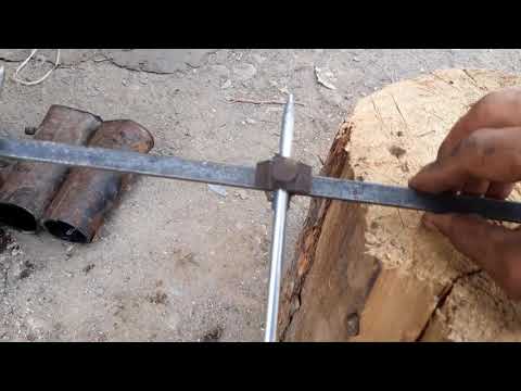 ხელნაკეთი ფარგალი რკინაზე სამუშაოდ