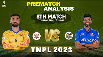 TNPL 2023 Dindigul Dragons vs Siechem Madurai Panthers 8th Match Prediction, DD vs SMP Playing 11