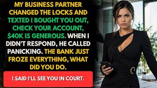 My Business Partner Changed The Locks And Texted I Bought You Out.—The Bank Had Other Plans