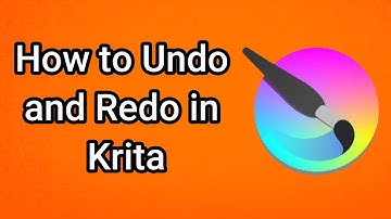 How to Undo and Redo in Krita