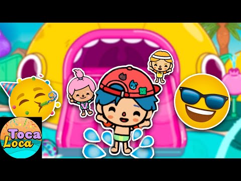 TESTING XXL SLIDES at the Aquapark | PART 2 | Toca Pepper