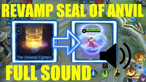 ORIENTAL FIGHTERS RECALL INTO REVAMP SEAL OF ANVIL RECALL SCRIPT FULL SOUND WITH BACKUP FILE