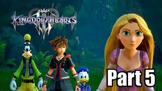 Kingdom Hearts 3 [PS4 PRO] Gameplay Walkthrough Part 5 - Kingdom of Corona (No Commentary) screenshot 4