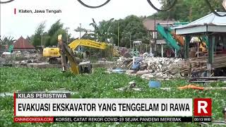 Evakuasi Ekskavator Yang Tenggelam Di Rawa  Redaksi Malam 081221