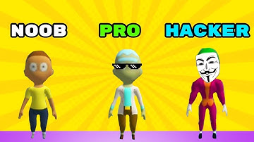 FunRace 3D - NOOB vs HACKER vs PRO