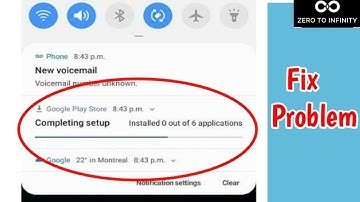 Fix Completing setup problem in google play store | How to stop completing setup google play store
