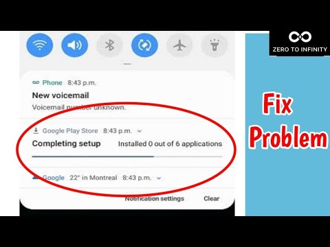 Fix Completing setup