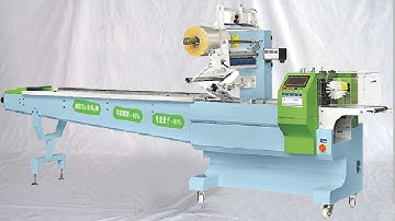 aluminum tubes horizontal flow wrapping machine film wrapper automatic máquina de embalaje flujo