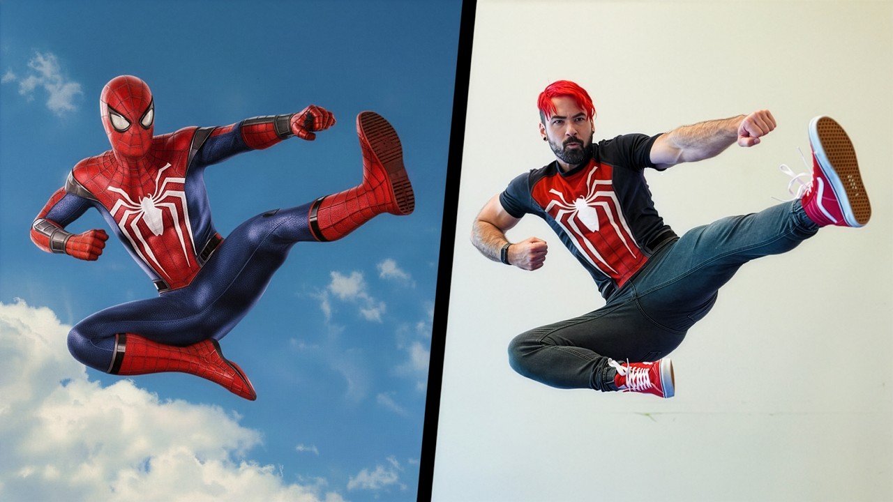 Я опробовал новые трюки Человека-паука в реальной жизни.
