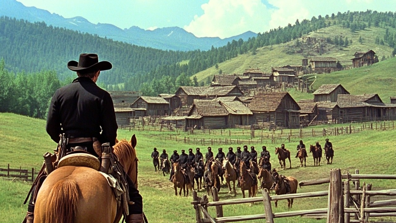 The legendary bounty hunter fights against a gang that has taken over the village | Western Movie