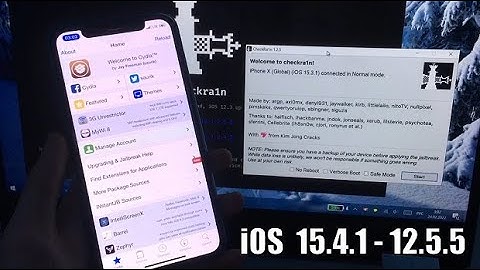 iOS 15.4.1 Jailbreak - iOS 15 New CheckRa1n Windows!