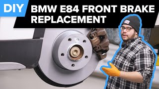 BMW E84 X1 Front Brake Rotor & Pad Replacement DIY (2013-2015 BMW X1 xDrive35i, sDrive28i)