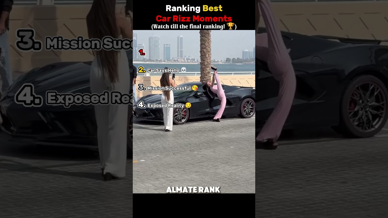 Ranking Best Car Rizz Moments 🚗 🔥 #ranking #car #best