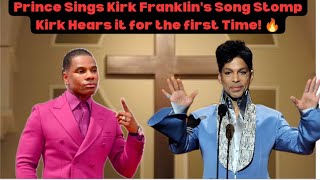 Kirk Franklin discovers Prince did Stomp in Concert 🔥🟣💜💯